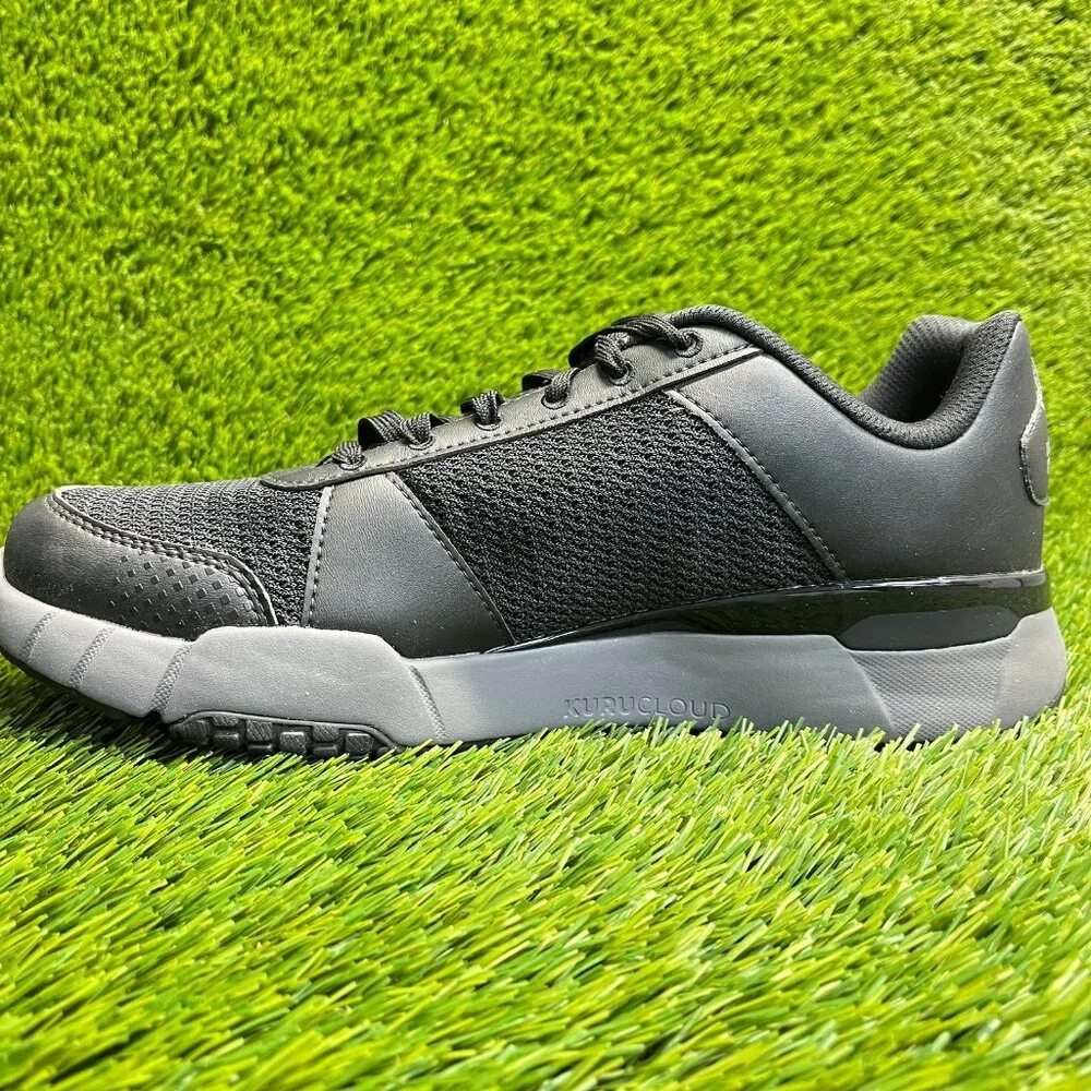 Kuru Quantum 2.0 Mens Size 11 Black Gray Athletic Running Walking Shoes Sneakers